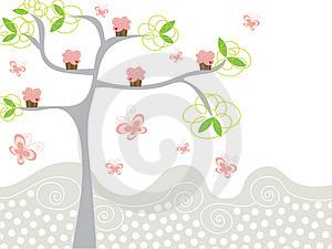 cute-pink-cupcakes-on-a-tree-thumb3888116