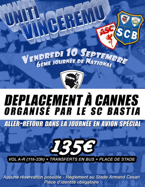 Foot / National : Le Peuple Bleu se mobilise pour partir à Cannes vendredi.
