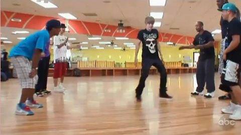 Justin Bieber ... Le king de la danse, c'est lui