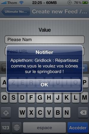 Souhaitez vous être informés à la minute prés ?