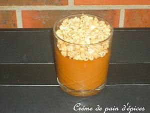 Crème de pain d'épices.