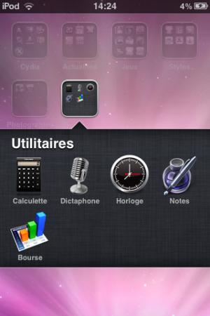 Thème iOS 4 (non HD)