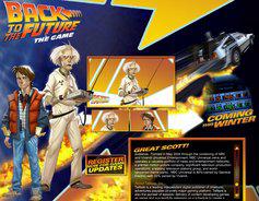 Back To The Future The Game ouvre sa page officielle