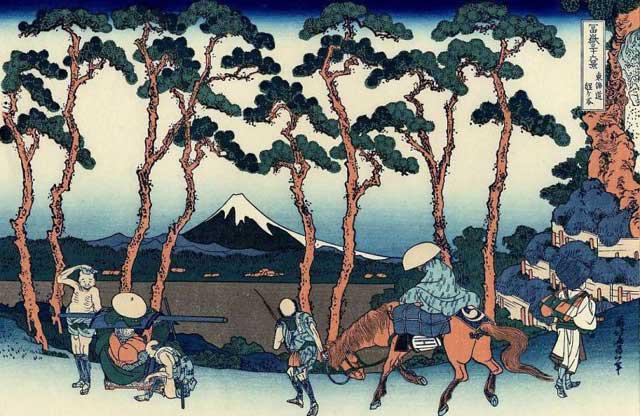 A travers les pins (Françoise Naudin)