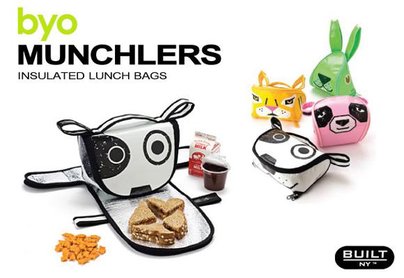 MUNCHLERS by STEPHEN SAVAGE for BUILT // animal lunch boxes