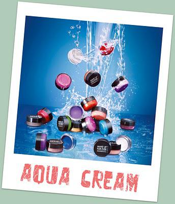 Aqua cream + swatch