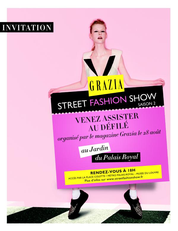 Grazia Street Fashion Show 2010, rendez-vous le 28 août !