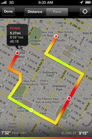Nike+ GPS sur l’App Store