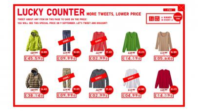 Uniqlo lance le « TwittDiscount »