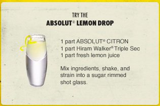 Absolut - Lemon Drop