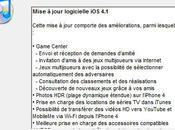 [iOS 4.1] mise jour disponible téléchargement!