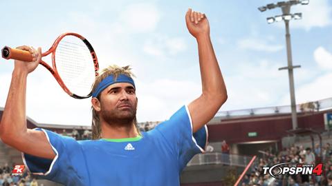 Photos ... Top Spin 4 ... deux légendes du tennis seront là