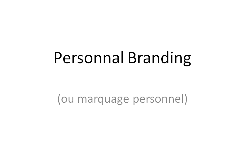 personnal branding