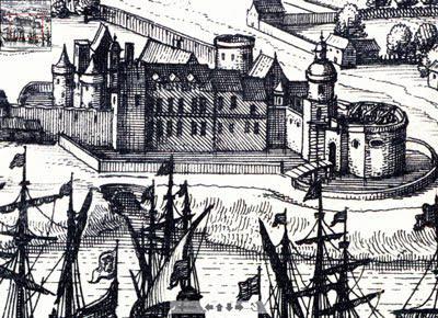 Château Trompette au XV° siècle Château Trompette au XV° siècle