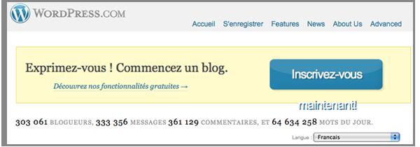 Créer un site avec Wordpress
