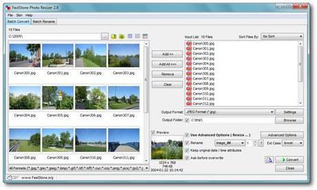 FSResizerScreenShot Convertir, redimensionner, appliquer des watermark à vos images en 1 clic