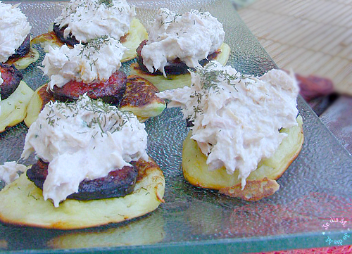 Les rillettes de thon sont à l'honneur, pour farcir ou sur blinis c'est top!