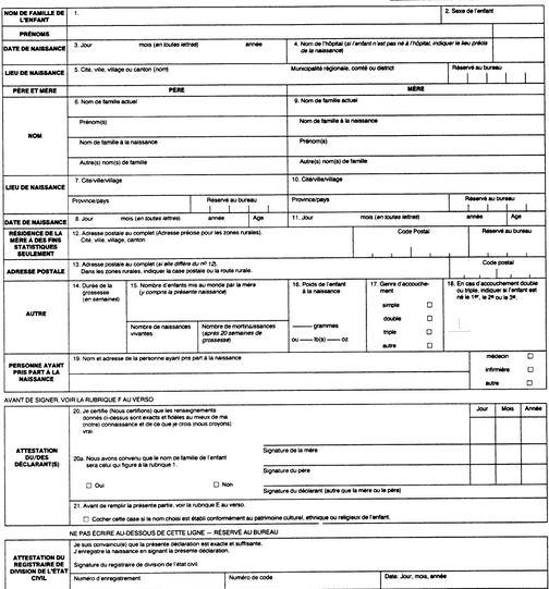 Interpellé après 55 fausses déclarations de paternité