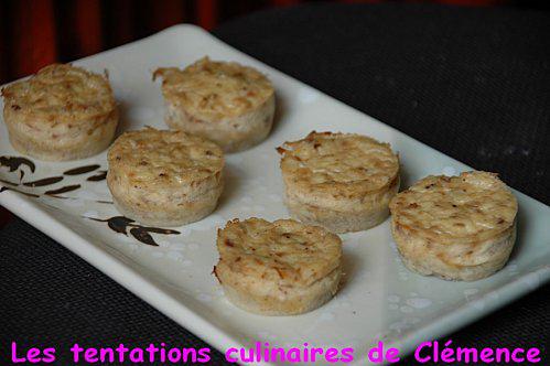 bouchées carrés frais huile de truffe noix champi1