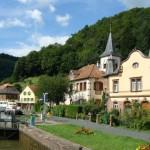 Voyage en bateau en Alsace