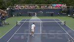 Tennis: feinte smash Victor Hanescu l'US Open 2010 video