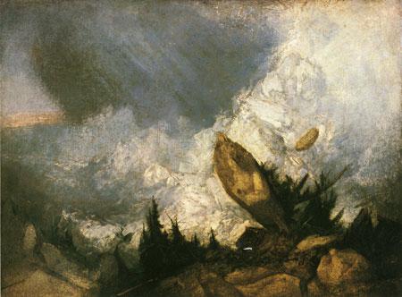 Turner - Avalanche dans les Grisons, 1810