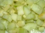 Salade blanche légumes verts