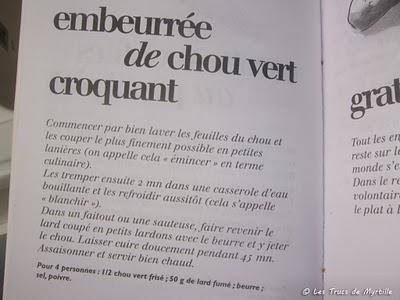 Embeurrée de chou vert croquant