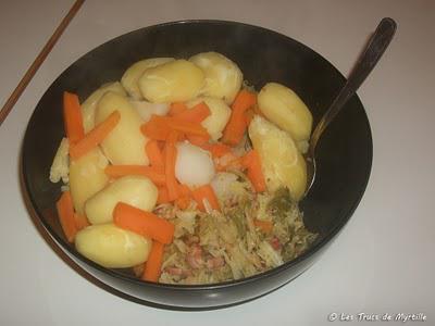 Embeurrée de chou vert croquant