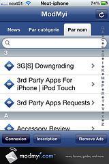 Le jailbreak iPhone mode d'emploi sur l'App Store...