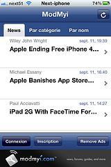 Le jailbreak iPhone mode d'emploi sur l'App Store...