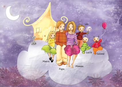 illustration : faire-part de naissance