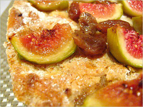 Tarte aux Figues Blanches Crème de Noisettes & Pignons 