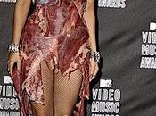 Lady Gaga remet robe viande Video Music Awards