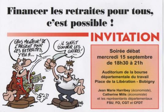 Réforme des retraites : Un débat départemental en Seine-Saint-Denis mercredi prochain