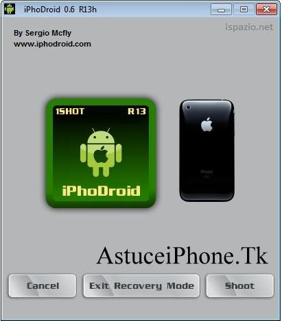 iPhoDroïd version 313K pour iPhone Edge et 3G