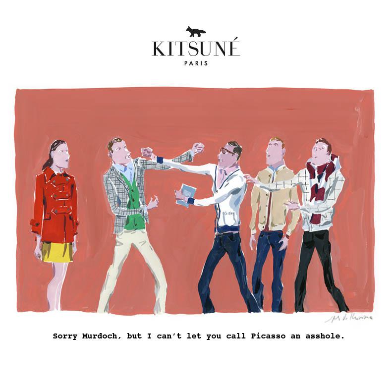 Kitsuné – Publicités par Jean-Philippe Delhomme