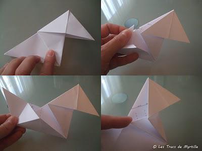 Faire une cocotte en papier (origami)