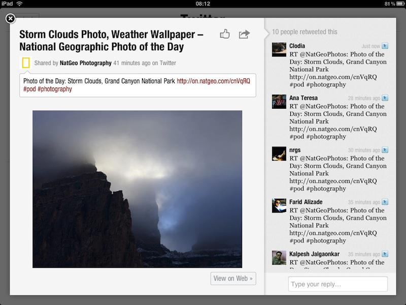 Flipboard transforme votre réseau social en magazine