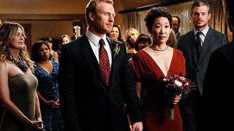 Grey's Anatomy saison 7 ... une photo du mariage