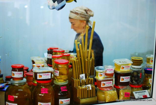 Kazakhstan, le bazar d'Almaty