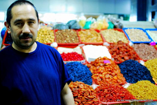 Kazakhstan, le bazar d'Almaty