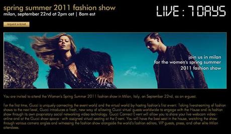 La Fashion Week en live !