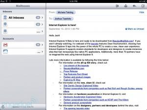 iOS 4.2 pour iPad en vidéo