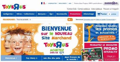Toys’R’Us lance ses boutiques en ligne toysrus.fr et babiesrus.fr