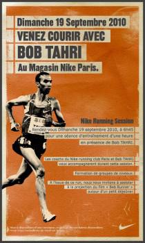 Bob Tahri au Nike Running Club Paris
