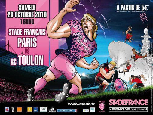 Les affiches du Stade français… y’a du mieux !