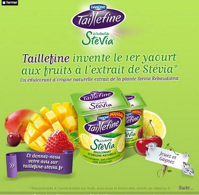 Green & Healthy : Taillefine Stévia