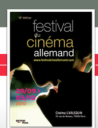 15° Festival du Cinéma Allemand de Paris, c pour fin septembre!