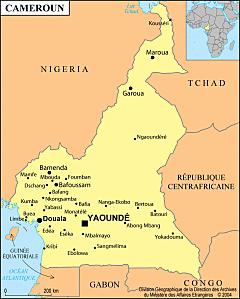 cameroun map